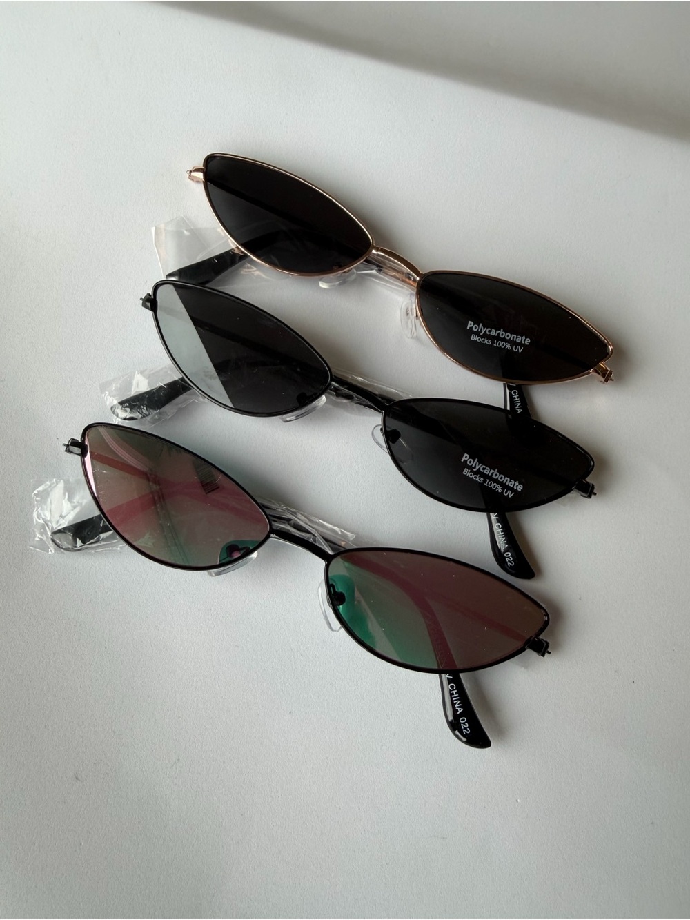 FREE WITH PURCHASE Women's Cat-Eye Sunglasses - Black, Brown, Blue and Rose